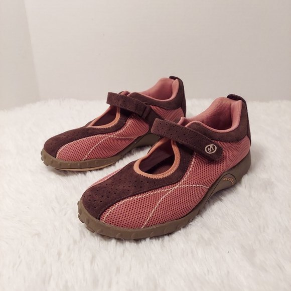MERRELL Mini Moc Kids Sz 4, Sprint Jump Kids,  Rose Brown, Performance Shoe, New - Picture 2 of 16